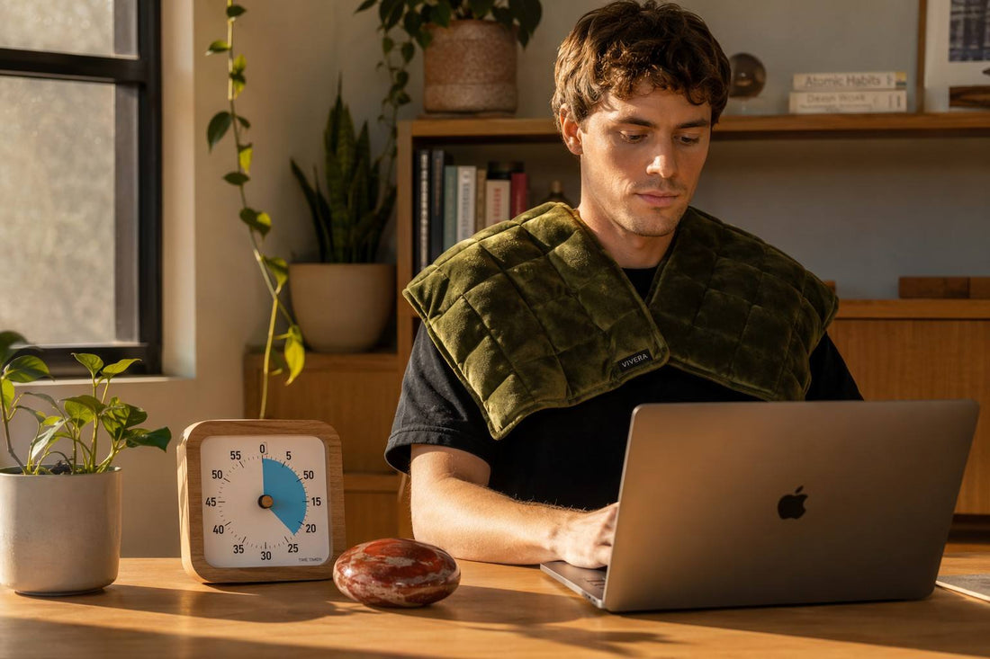 Neuro-inclusive flow state workspace with visual timer and weighted wrap - Vivera Living