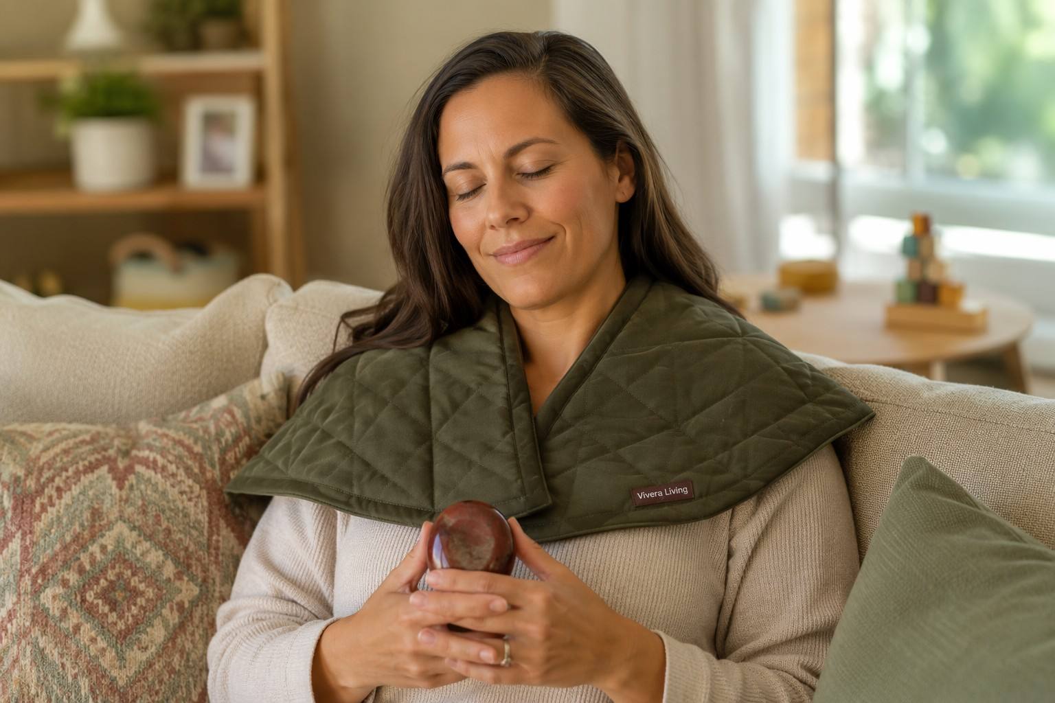 Neuro-inclusive sensory tools for parents including weighted wraps and grounding stones - Vivera Living