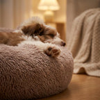 Sensory Pet Haven | Calming Orthopedic Faux Fur Bed