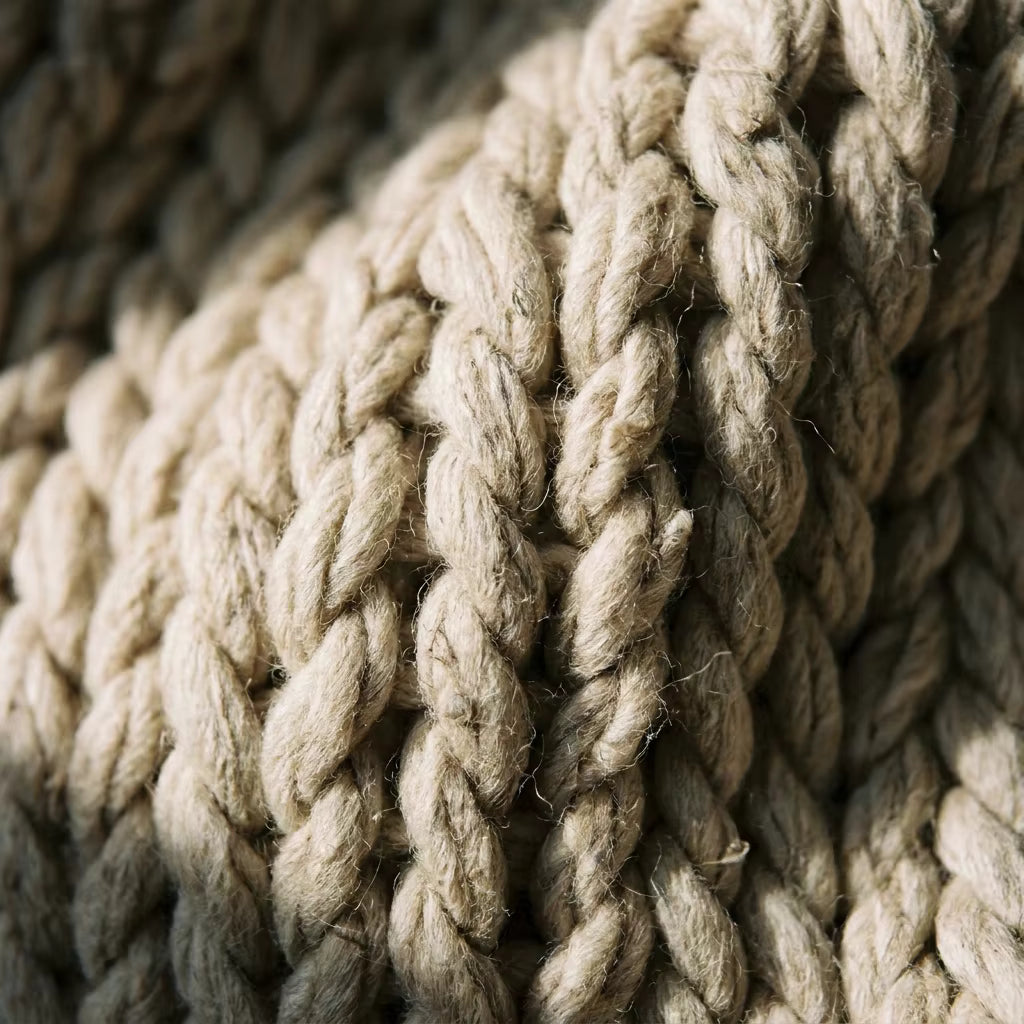 The Organic Hug | Chunky Hand-Knit Weighted Blanket