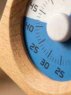 The Visual Anchor | Minimalist Wooden ADHD Cube Timer for Focus