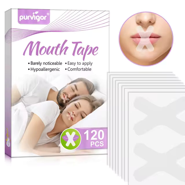 Nasal breathing strip for better sleep and snoring relief - The Silence of Sleep by Vivera Living